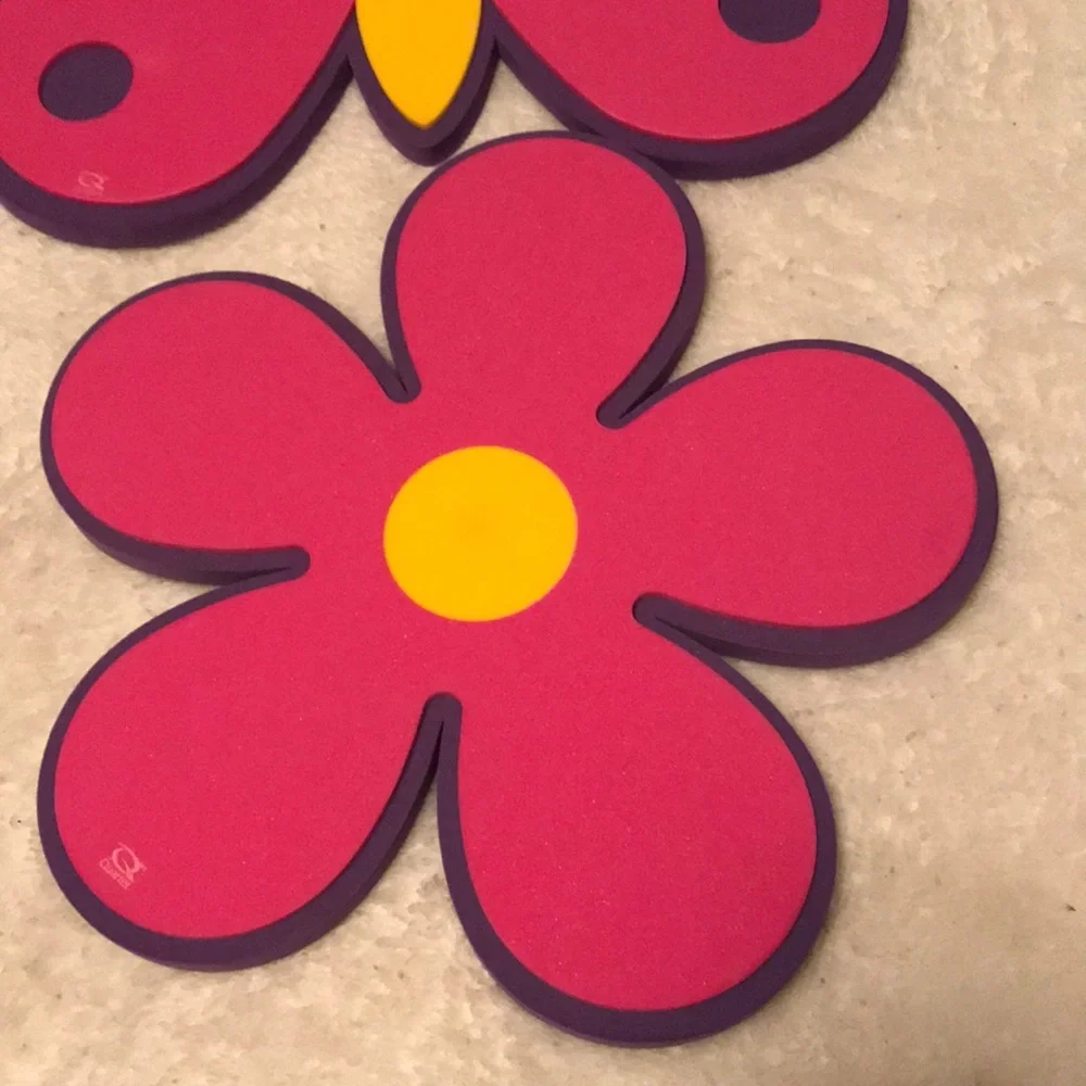 Quartet Butterfly and Daisy Wall Decorations